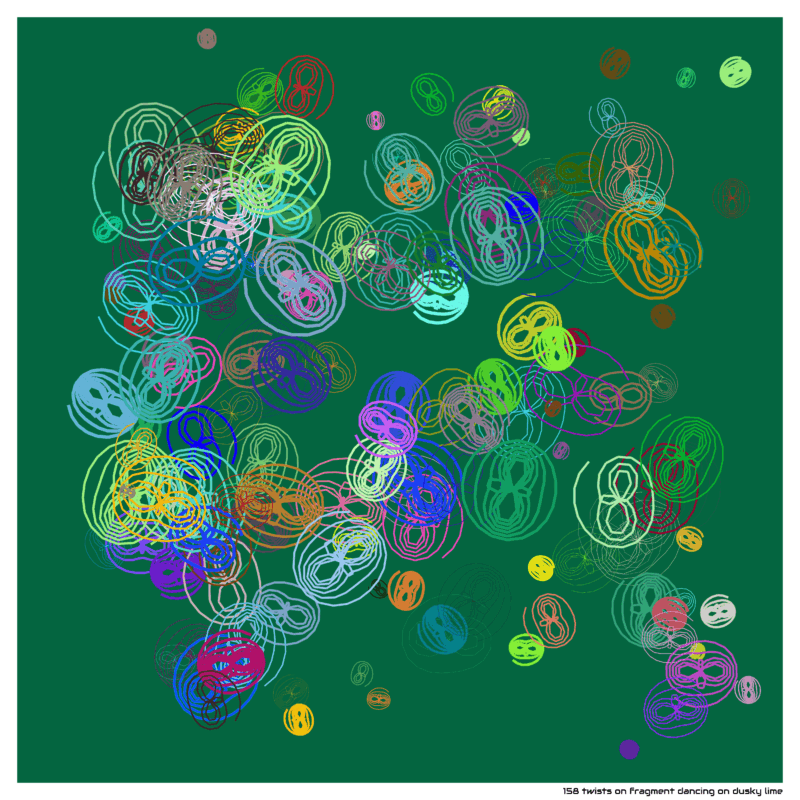 158 twists on fragment dancing on dusky lime