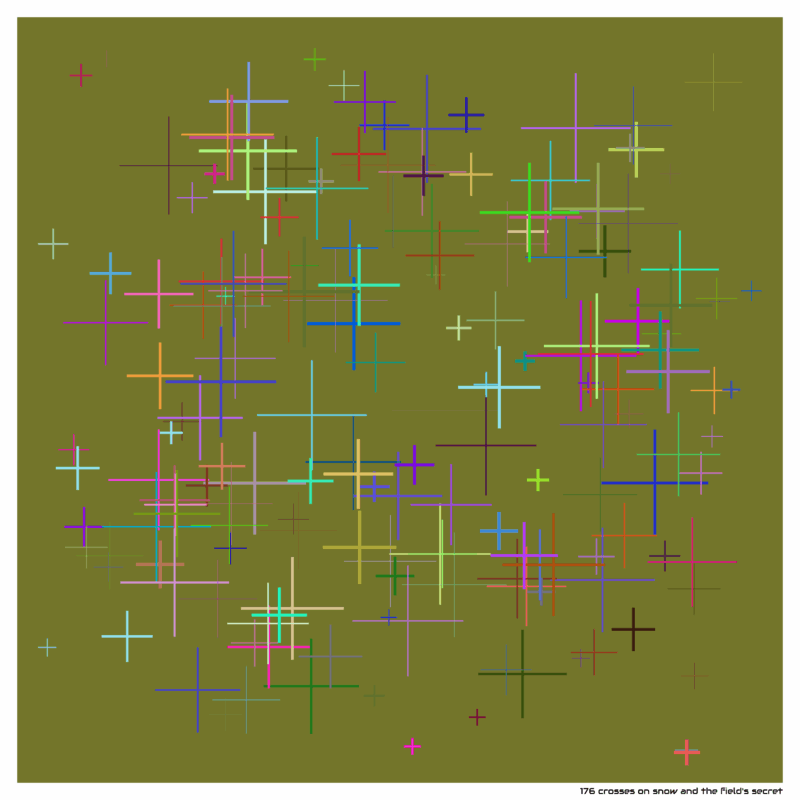 176 crosses on snow and the field’s secret