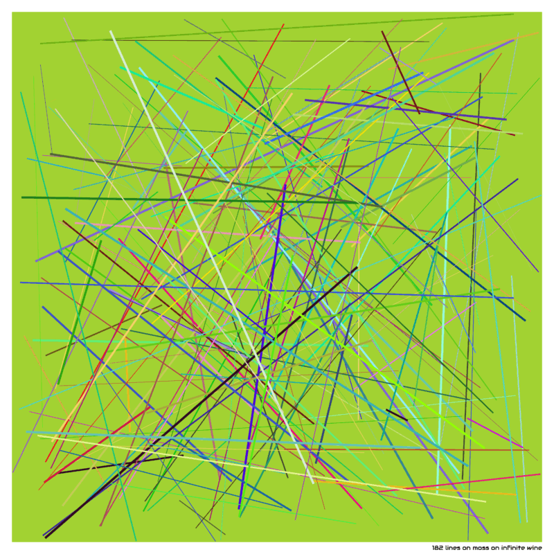 182 lines on moss on infinite wine