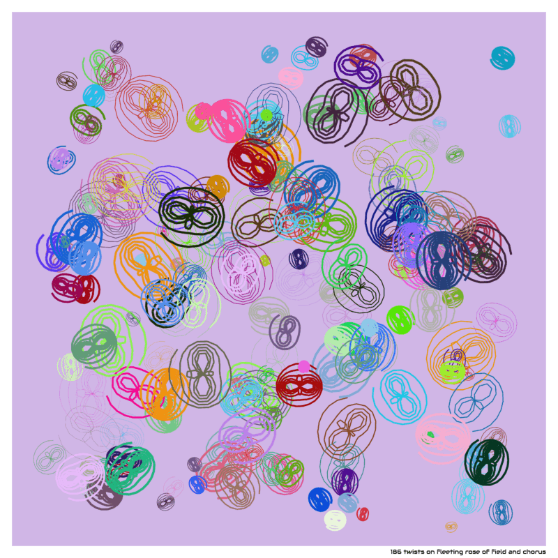 186 twists on fleeting rose of field and chorus