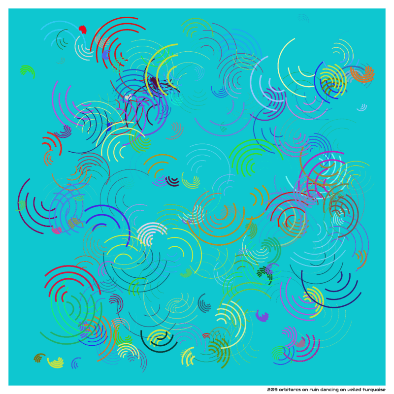 209 orbitarcs on ruin dancing on veiled turquoise