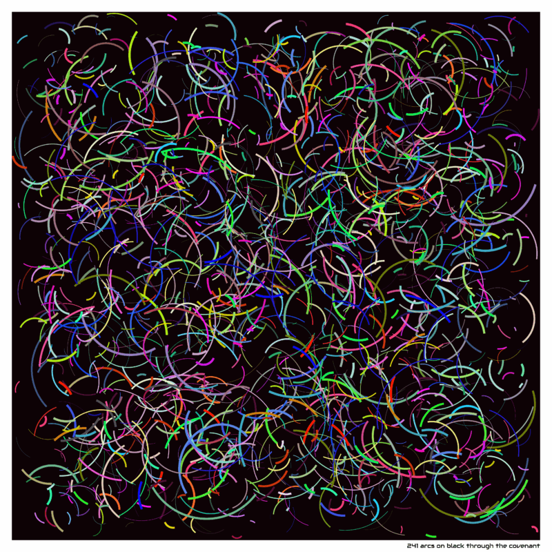 241 arcs on black through the covenant