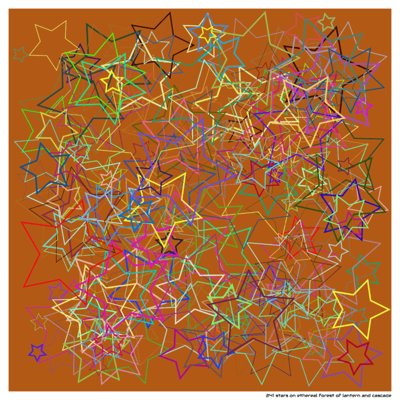 241 stars on Ethereal forest of Lantern and Cascade