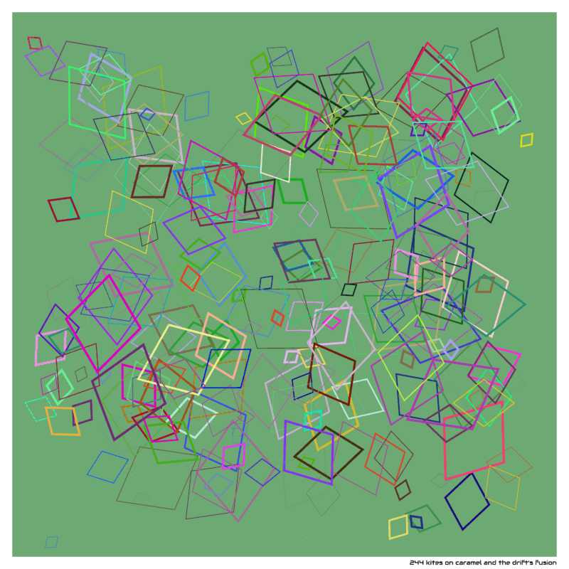 244 kites on caramel and the drift’s fusion