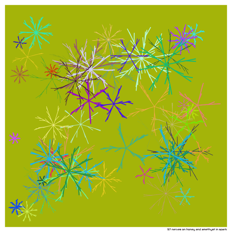 57 nerves on honey and amethyst in spark