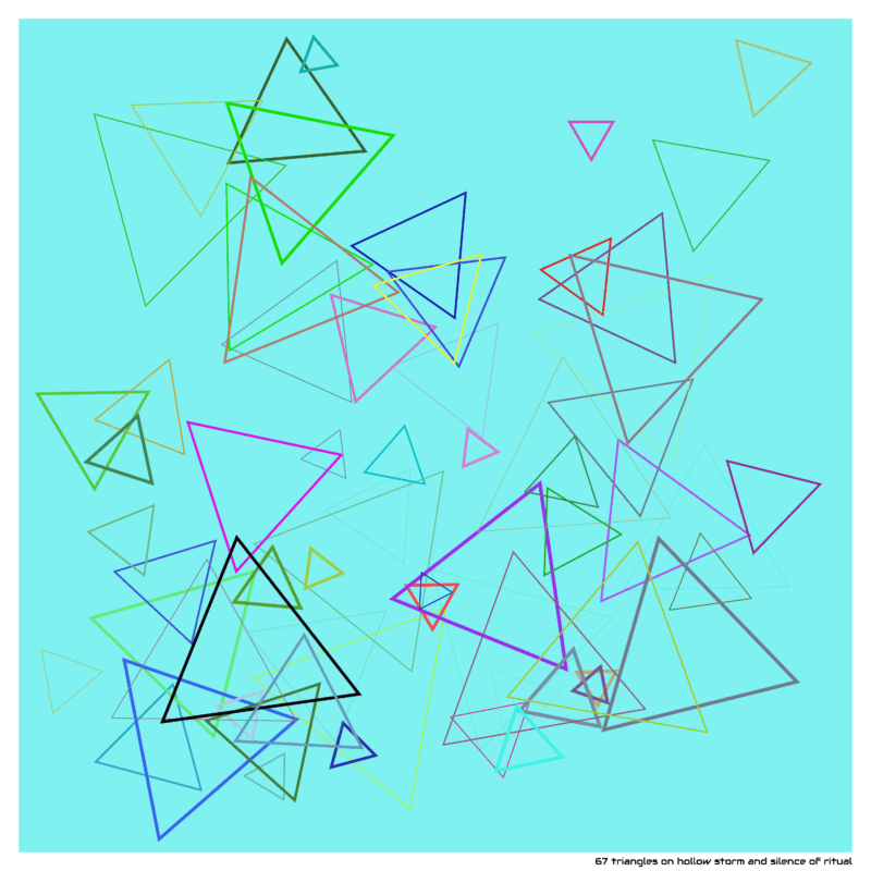 67 triangles on Hollow storm and Silence of Ritual