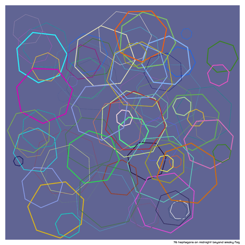 76 heptagons on midnight beyond smoky fog