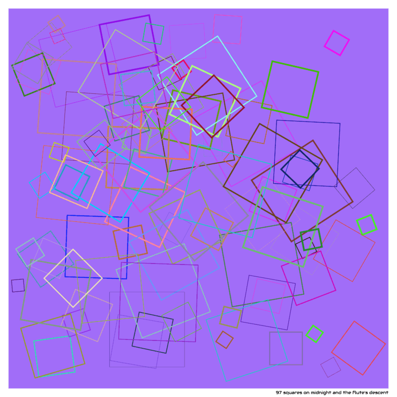 97 squares on midnight and the flute’s descent