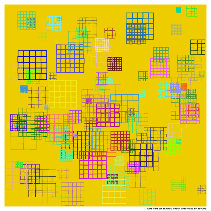 104 tiles stainedpeachandtraceofsonata