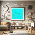 105 triangles dullaquachasingmelody childrens room