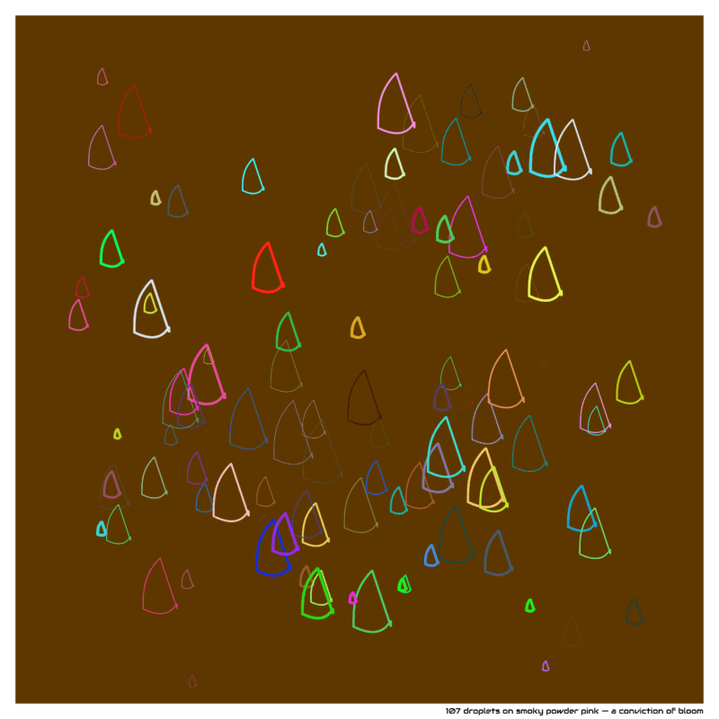 107 droplets smokypowderpink aconvictionofbloom