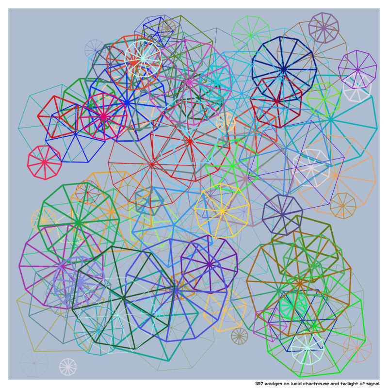 107 wedges lucidchartreuseandtwilightofsignal