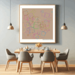 109 squares brokencaramel aserenadeofspell dining room