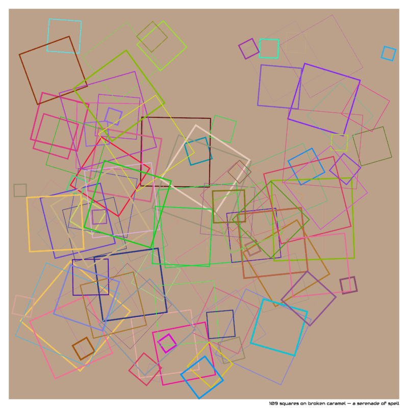 109 squares brokencaramel aserenadeofspell