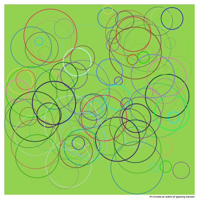 114 circles waltzofglowingmaroon