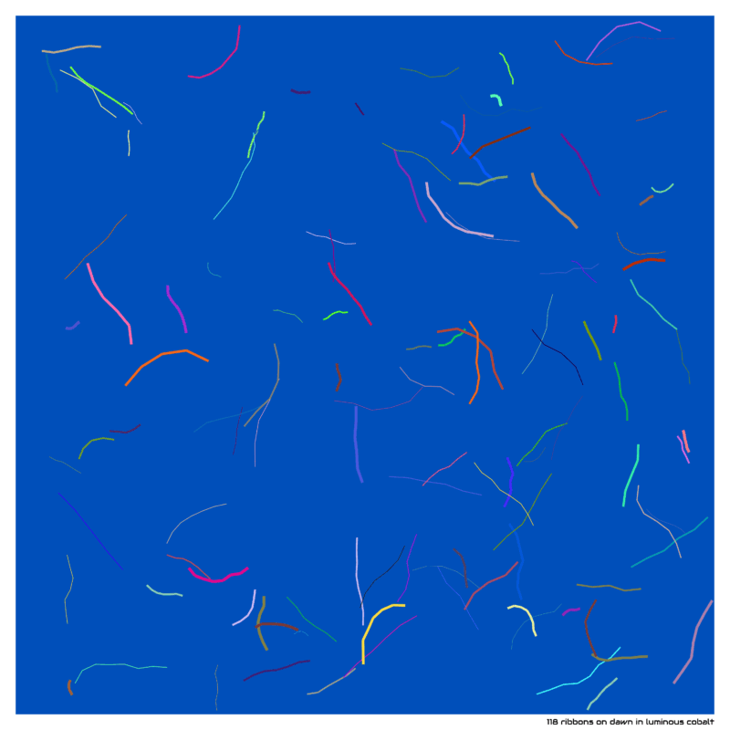118 ribbons dawninluminouscobalt