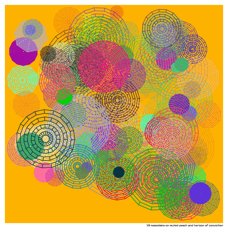 119 mazedisks mutedpeachandhorizonofconviction