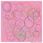 120 blobs mistyrose aconvictionofink