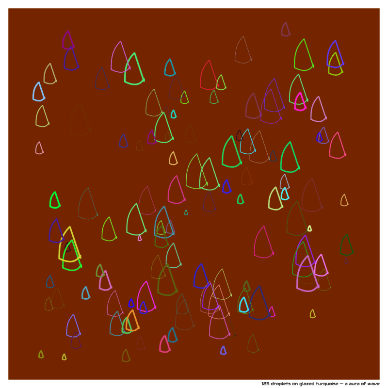 125 droplets glazedturquoise aauraofwave