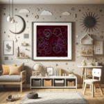 125 pentagons shrineofdarkchartreuseandpewter childrens room