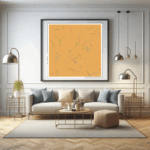 126 ribbons fragmentofgoldenpeachandgray living room