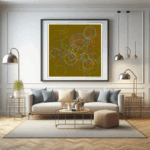127 circles vividmochaandhorizonofelegy living room