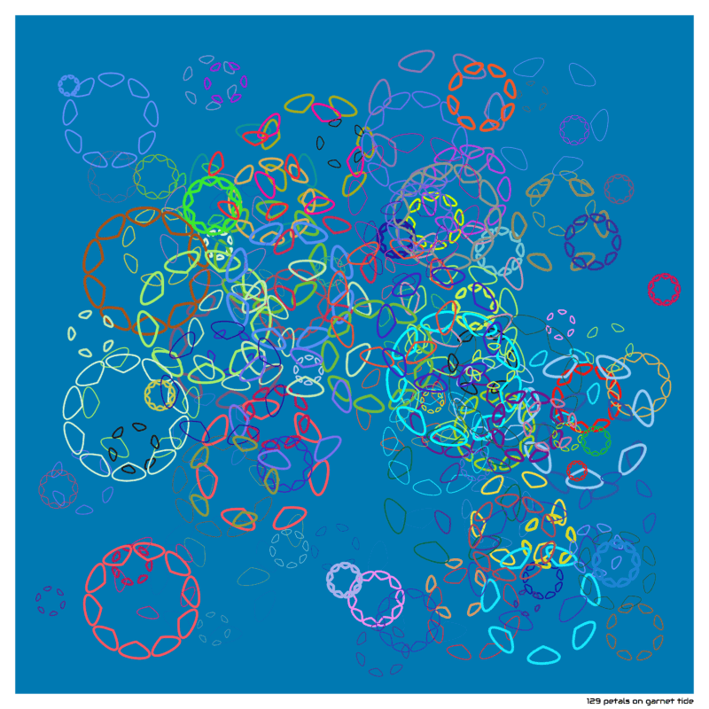 129 petals garnettide