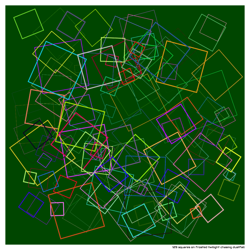 129 squares frostedtwilightchasingdustfall