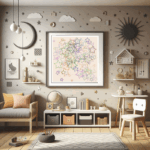 132 stars paleivoryanddeepbubblegum childrens room