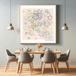 132 stars paleivoryanddeepbubblegum dining room