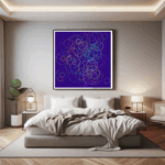 134 heptagons dancingcherryandluminousslate bedroom