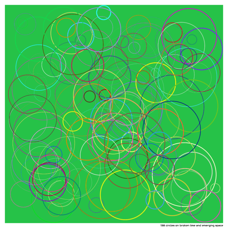 138 circles brokenlimeandemergingspace
