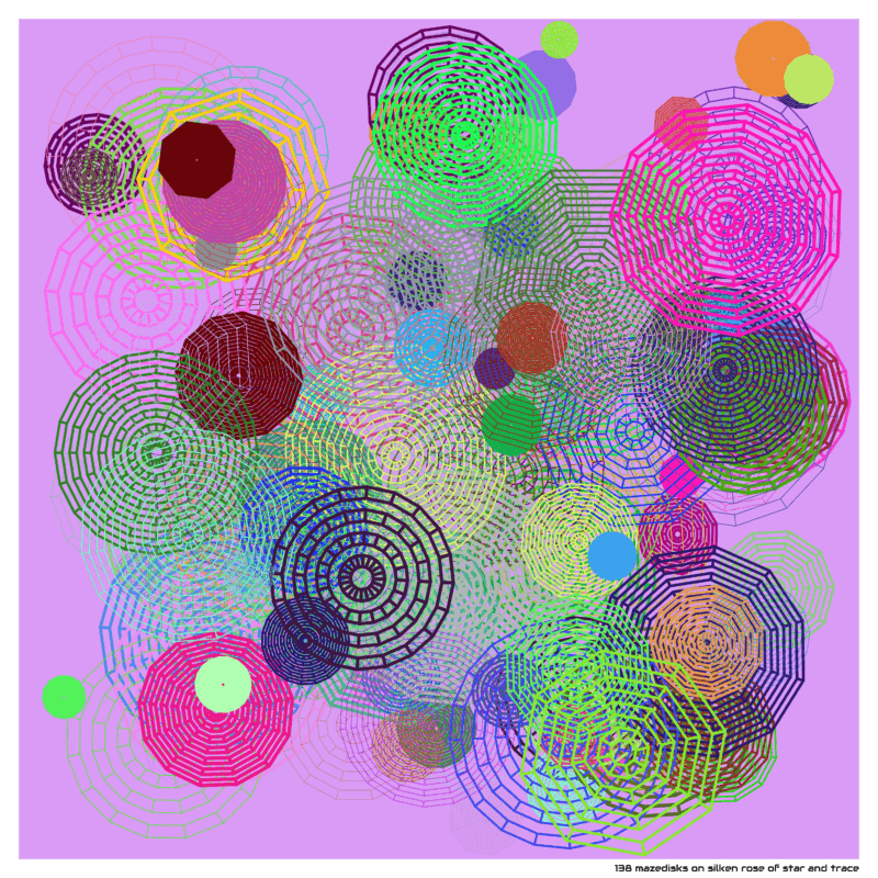 138 mazedisks silkenroseofstarandtrace