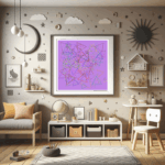139 triangles woundofrichroseandtaupe childrens room 1