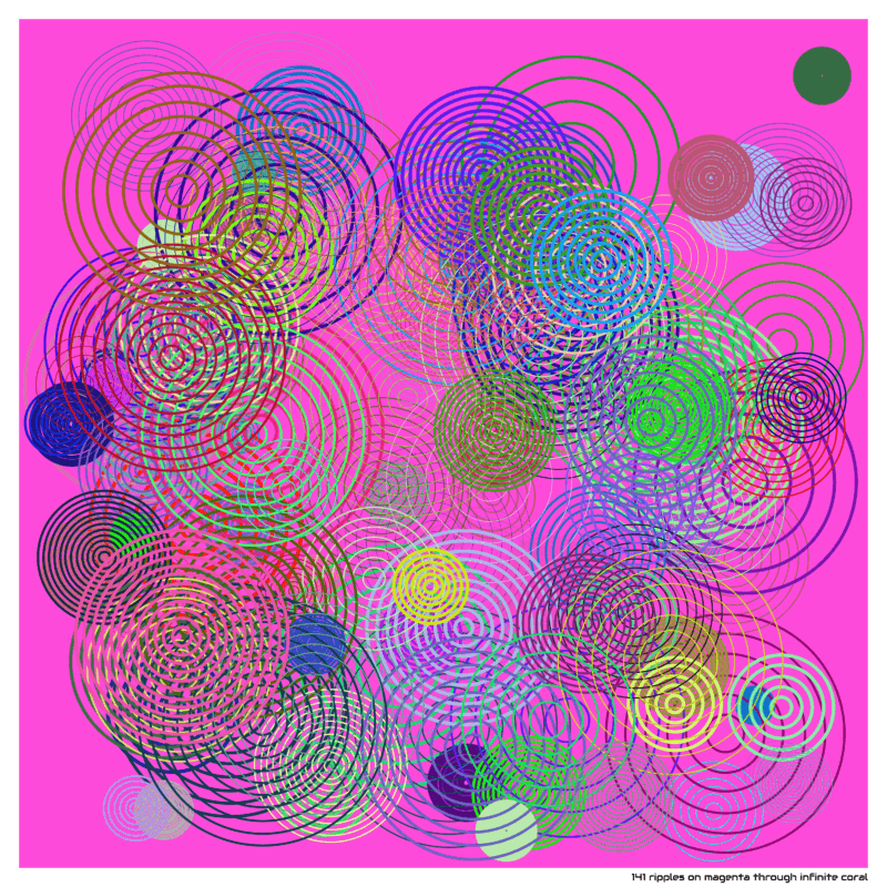 141 ripples magentathroughinfinitecoral