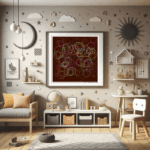 144 hexagons reigndancingonflickeringobsidian childrens room