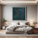 144 hexagons stainedorchidofthefusion bedroom