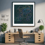144 hexagons stainedorchidofthefusion office