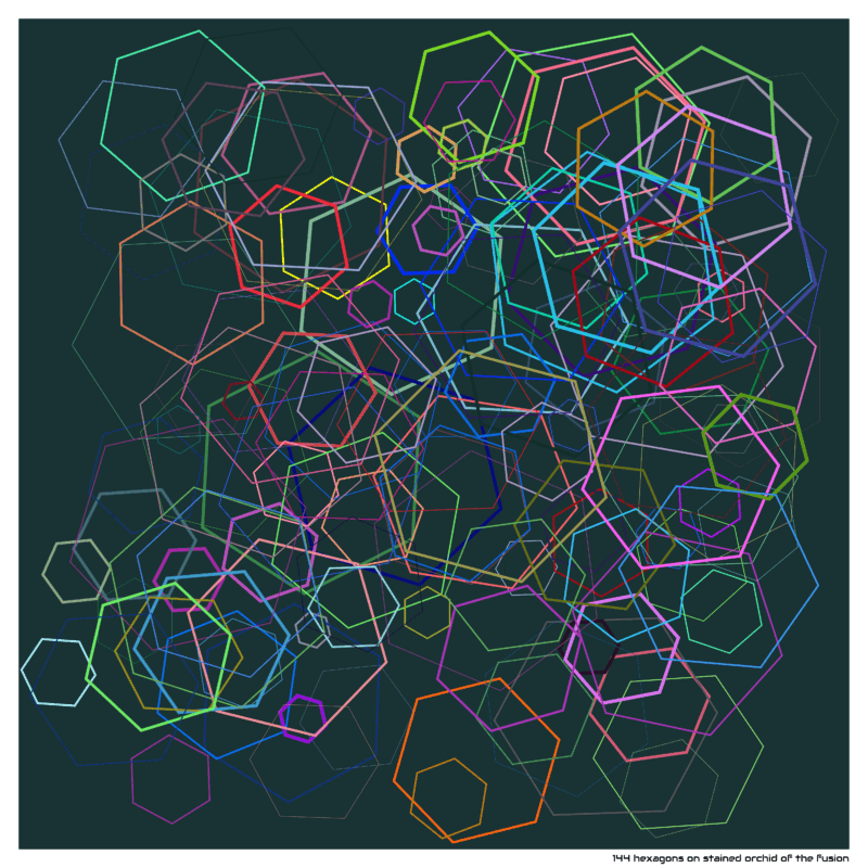 144 hexagons stainedorchidofthefusion