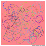 149 blobs greybetweenhollowpowderpink