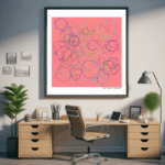 149 blobs greybetweenhollowpowderpink office