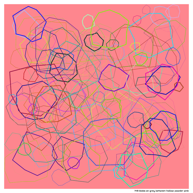 149 blobs greybetweenhollowpowderpink