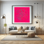 152 hexagons mutedlimeofpetalandwaltz living room