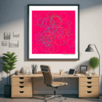 152 hexagons mutedlimeofpetalandwaltz office