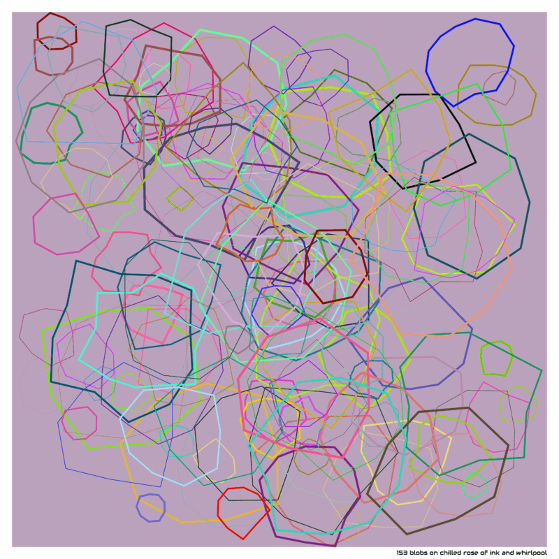 153 blobs chilledroseofinkandwhirlpool