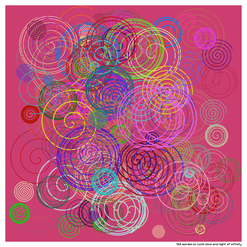 153 spirals lucidoliveandlightofinfinity