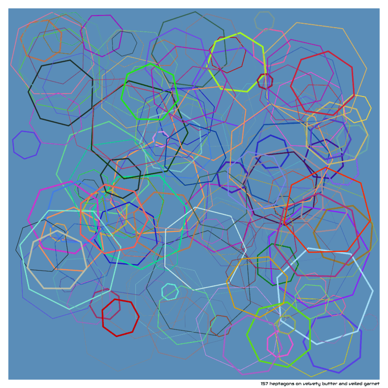 157 heptagons velvetybutterandveiledgarnet