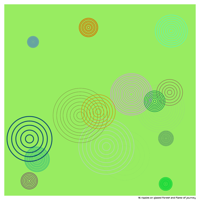 16 ripples glazedforestandflameofjourney
