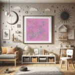 163 chevrons waveofflickeringroseandcoral childrens room