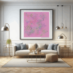 163 chevrons waveofflickeringroseandcoral living room